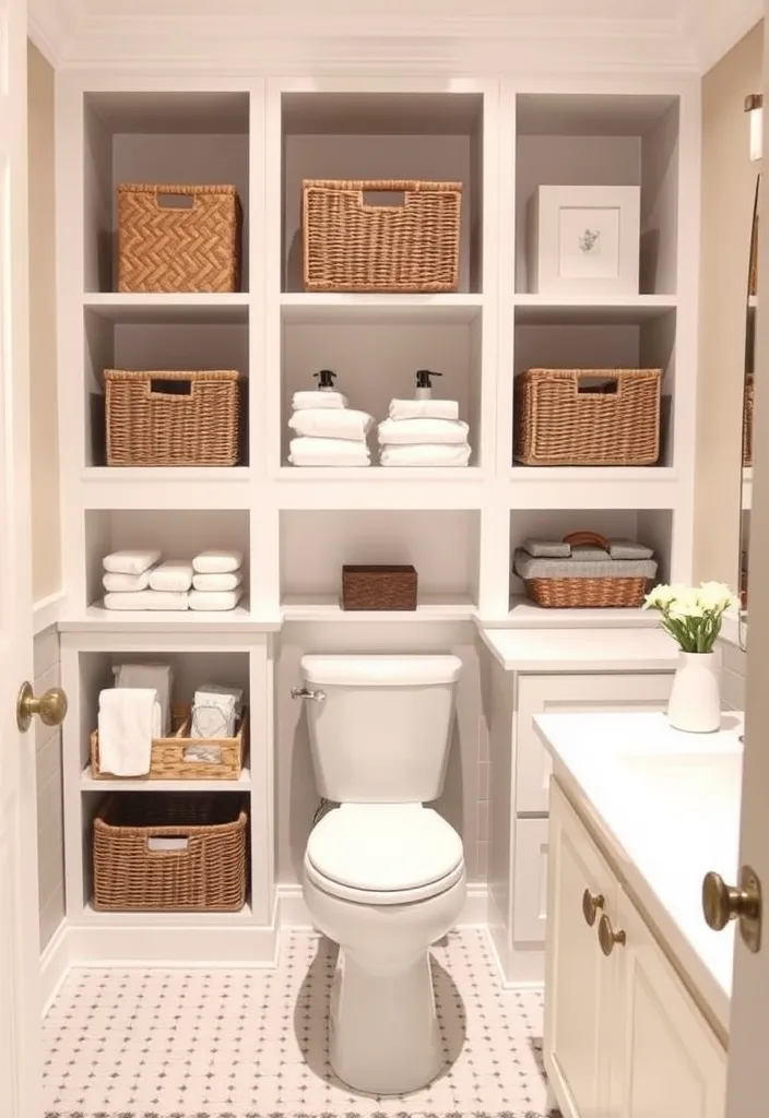 From Basic to Spa-like: 23 Bathroom Decor Ideas to Inspire You - 10. Smart Storage Solutions