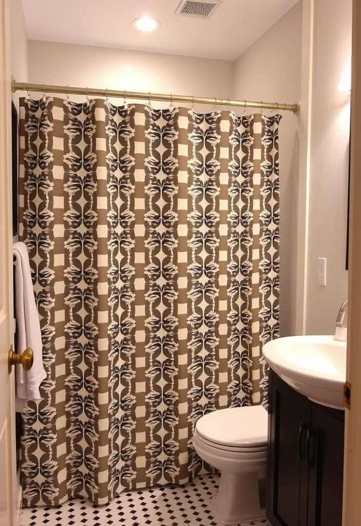 From Basic to Spa-like: 23 Bathroom Decor Ideas to Inspire You - 14. Unique Shower Curtains