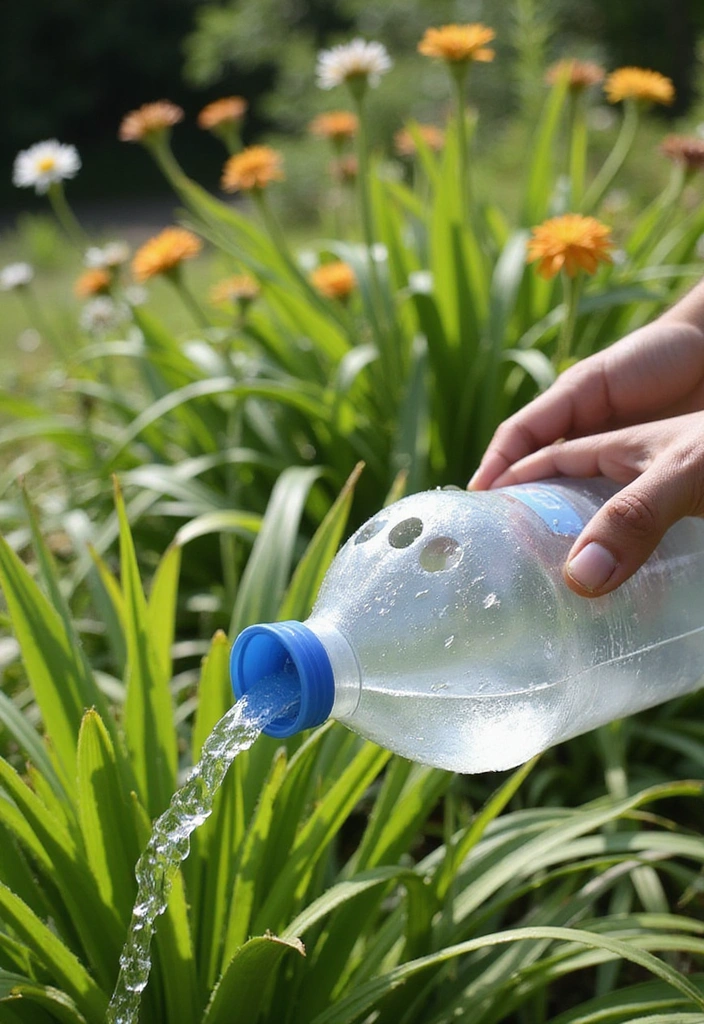 22 Bottle Plants Ideas for Stunning Recycled Bottle Vertical Gardens - 19. Recycled Bottle Watering Can