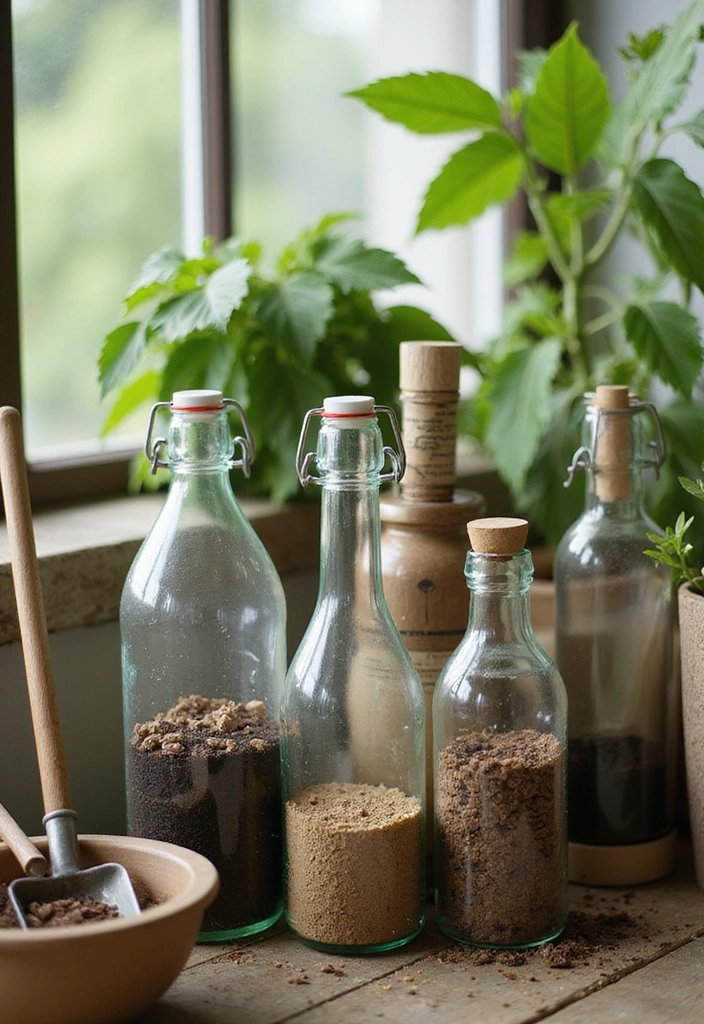 22 Bottle Plants Ideas for Stunning Recycled Bottle Vertical Gardens - 20. Recycled Bottle Storage for Plants