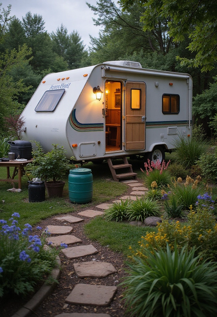 22 RV Yard Ideas for Outdoor Living - 22. Eco-Friendly Practices