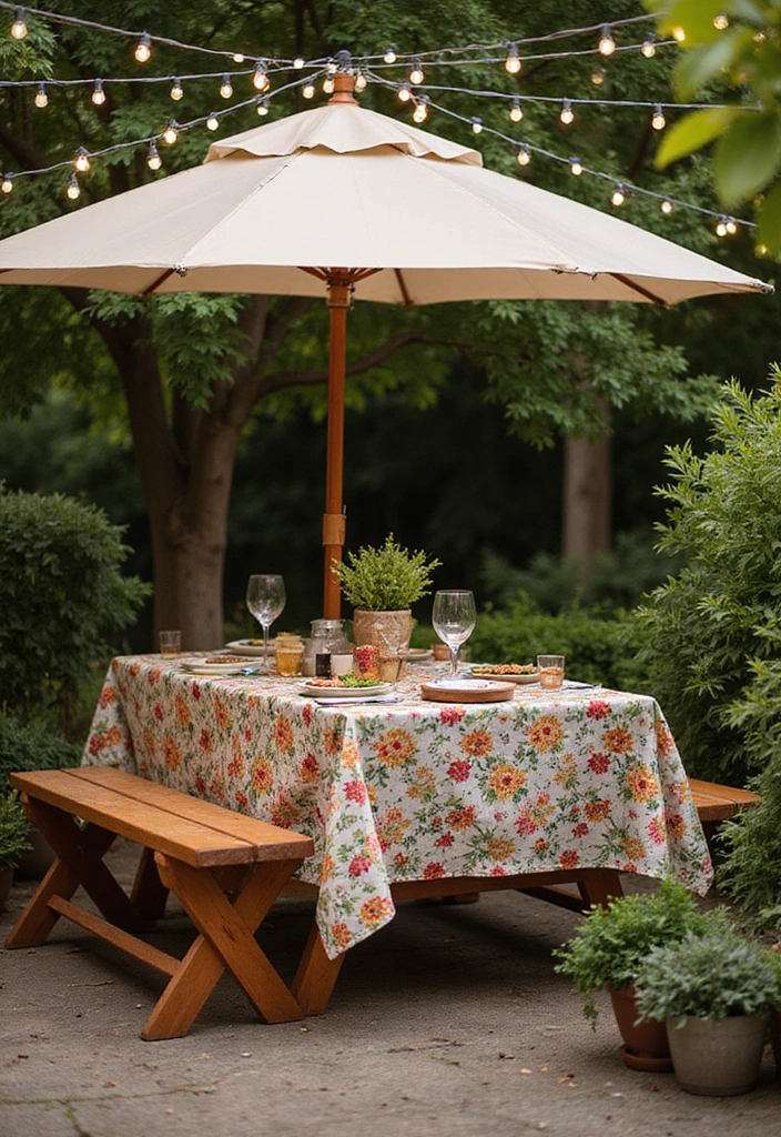 22 RV Yard Ideas for Outdoor Living - 3. Versatile Outdoor Dining Area
