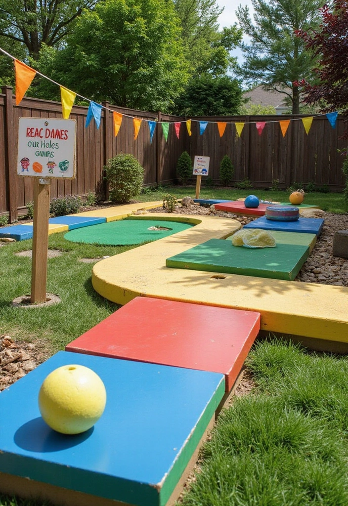 24 Minecraft Garden Ideas - 8. Interactive Game Zones
