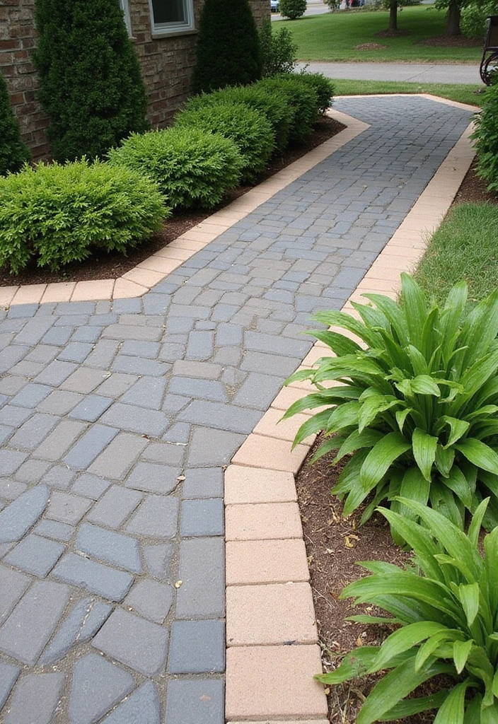 24 Paver Patio Ideas for Sustainable Outdoor Living - 10. Paver Patio with Edging