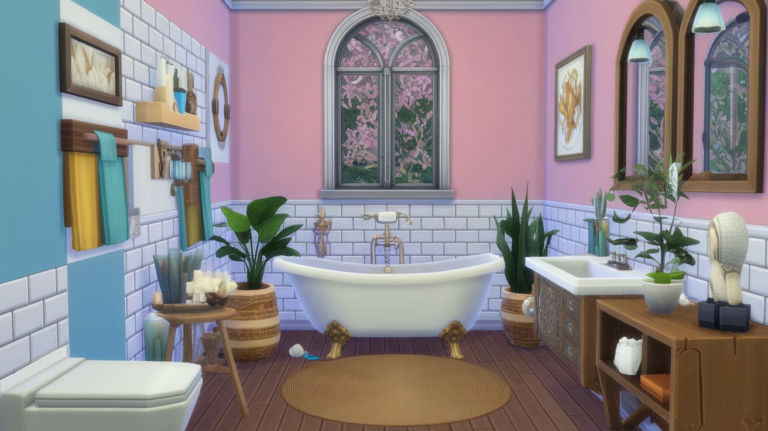 25 Sims 4 CC Bathroom Ideas